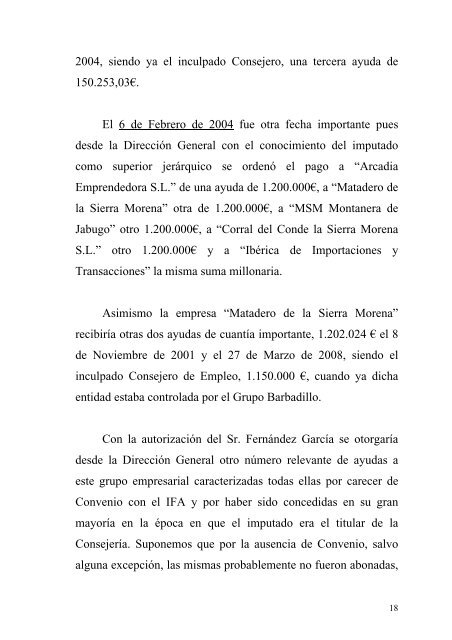 Auto de prisión de Antonio Fernández (Pdf)