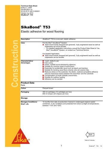 Sikabond T53 - Sika Indonesia