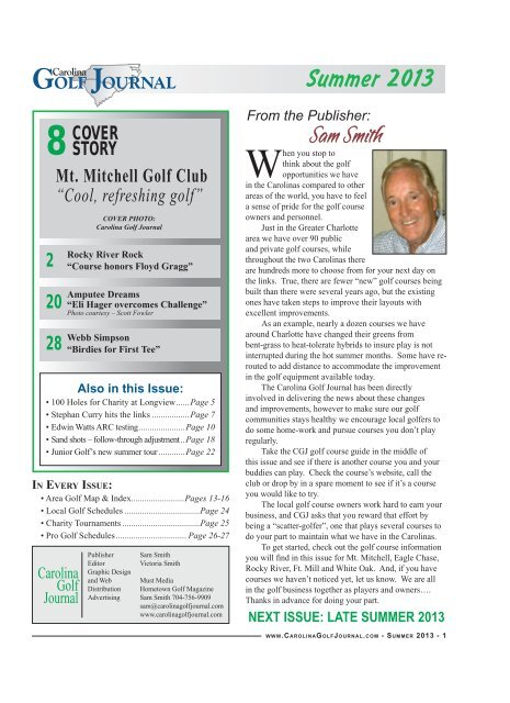 Full PDF Download - Golf Courses in Charlotte, NC