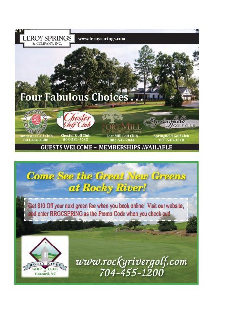 Full PDF Download - Golf Courses in Charlotte, NC