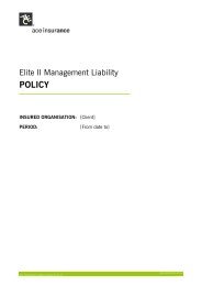 elite II Management Liability Policy Wording.pdf - ACE Group