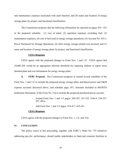 FERC Third Party Ancillary Services and Storage NOPR Comments