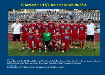 FC Kempten - jfgwittelsbacherland.de