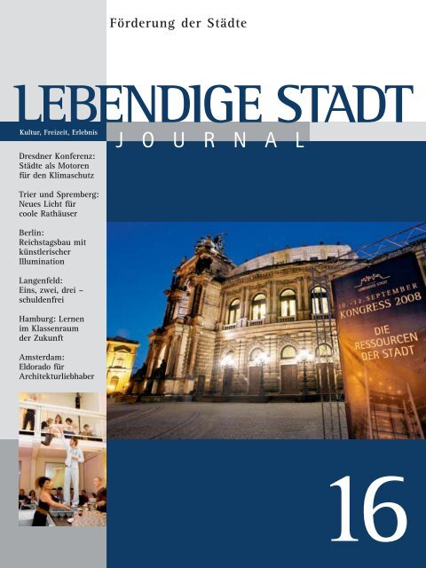 Journal 16 zum downloaden (PDF 2,3 MB - Lebendige Stadt