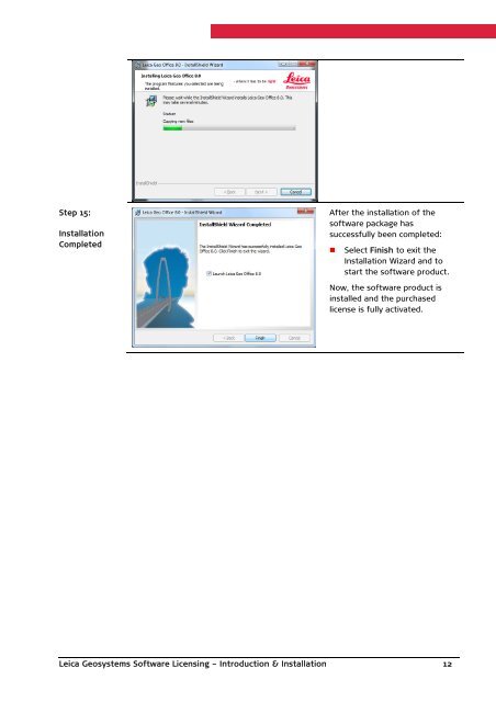 Leica Geosystems Software Licensing Introduction & Installation