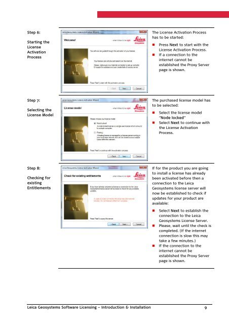 Leica Geosystems Software Licensing Introduction & Installation