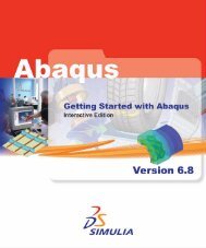 Getting Started with Abaqus: Interactive Edition - UCSB College of ...