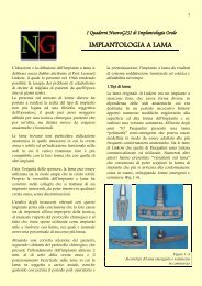 IMPLANTOLOGIA A LAMA - Dentistaitaliano.it