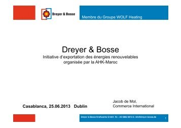 Dreyer & Bosse - AHK Marokko