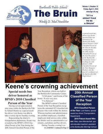 The Bruin (Vol. 4, Issue 31).indd - Bartlesville Public Schools