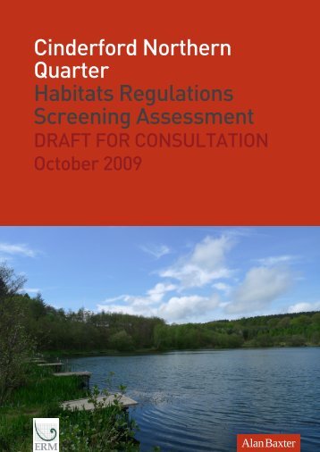 Cinderford AAP - Habitat Regulations Assessment Screening Report