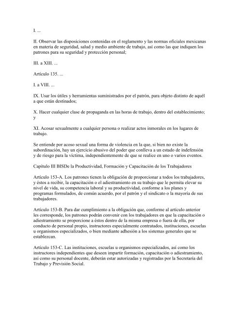 Reforma Laboral - SecretarÃ­a del Trabajo y PrevisiÃ³n Social