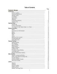 Table of Contents - Pontificia Universidad Católica de Puerto Rico