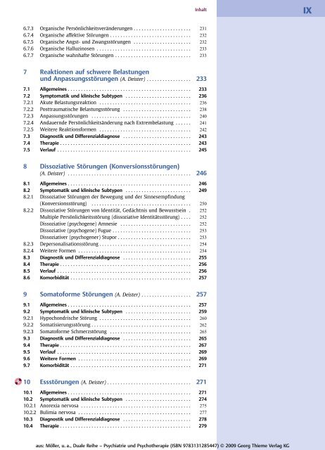 Thieme: Duale Reihe – Psychiatrie und Psychotherapie