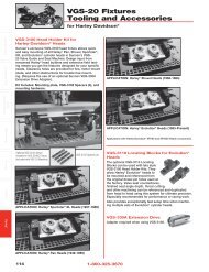 VGS-20 Fixtures Tooling and Accessories - Sunnen