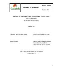 Informe - ContralorÃ­a de Envigado