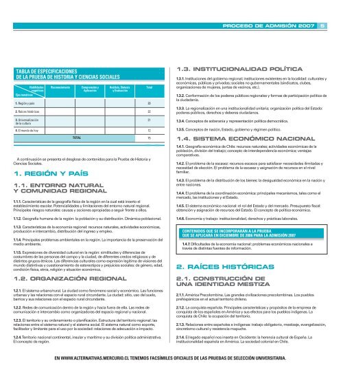 psu® optativa de ciencias historia y ciencias sociales - Demre