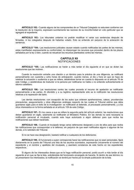 CÃ³digo de Procedimientos Penales - H. Congreso del Estado de ...