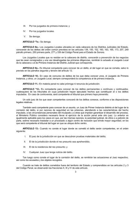 CÃ³digo de Procedimientos Penales - H. Congreso del Estado de ...