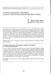 Consenso, hegemonÃ­a e identidad - Estudios â Revista de ...