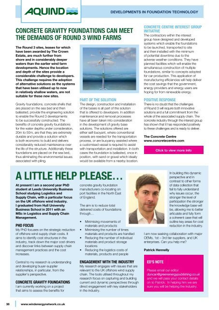 JUNE/JULY 2013 | Â£5.25 - Wind Energy Network