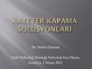 kateter kapama solÃ¼syonlarÄ± - TÃ¼rk Nefroloji DerneÄi