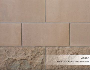 new renaissance stone colors (cambridge) - Brickstone Inc.