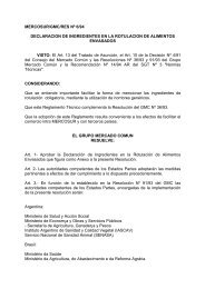 MERCOSUR/GMC/RES Nº 6/94 DECLARACION DE ...