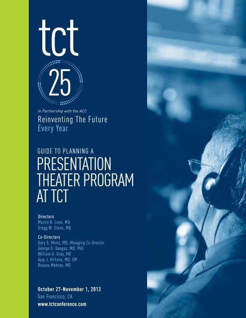 Planning a Presentation Theater Program - TCT