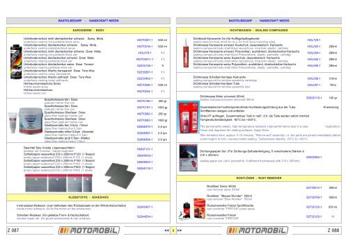 weiter >>> - Motomobil GmbH