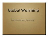 geog global warming keynote.key - The Fessenden School