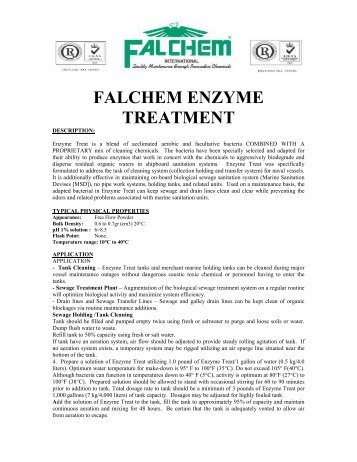 FALCHEM ENZYME TREATMENT