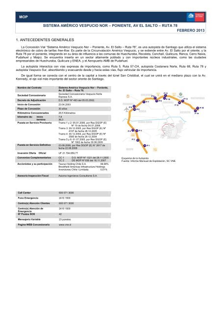 mop sistema américo vespucio nor – poniente, av el salto – ruta 78 ...