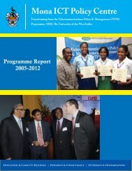 Programme Report 2005 - Uwi.edu
