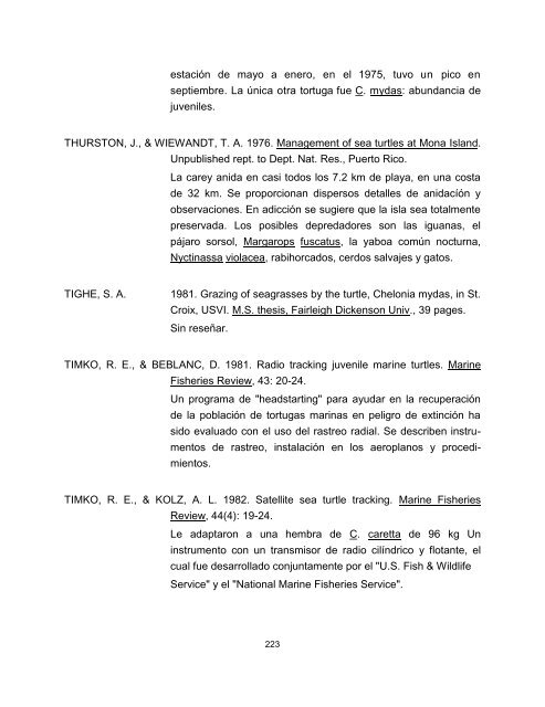 acta del simposio de tortugas del atlantico occidental - WIDECAST