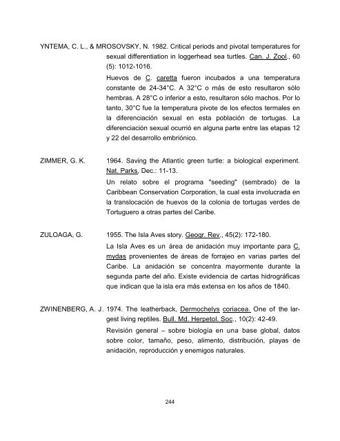 acta del simposio de tortugas del atlantico occidental - WIDECAST