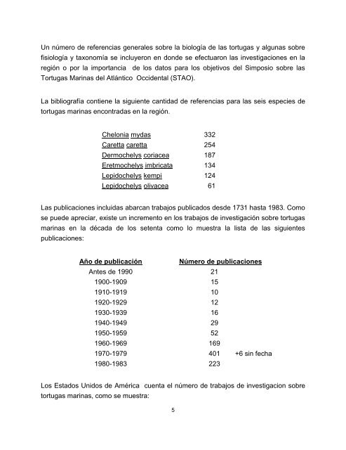 acta del simposio de tortugas del atlantico occidental - WIDECAST