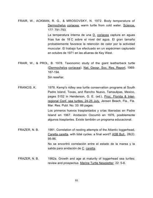 acta del simposio de tortugas del atlantico occidental - WIDECAST