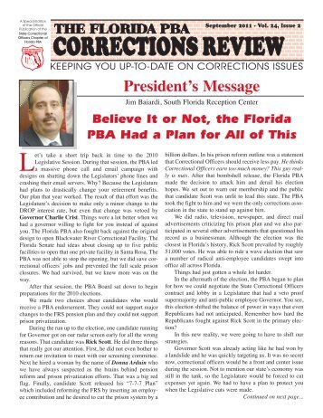 Corrections Review 07-2004 - Florida Police Benevolent Association