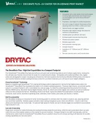 VersaCoater DocuMate Plus Sales Literature - Drytac