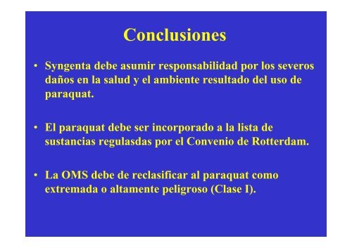 Paraquat: porqué es necesaria su prohibición. - CEDAF