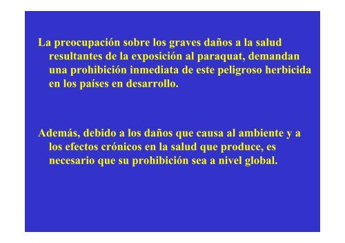 Paraquat: porqué es necesaria su prohibición. - CEDAF