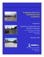 Kamloops Safer City Final Road Form Guidelines ... - City of Kamloops