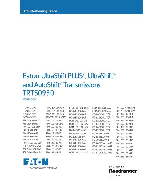 eaton autoshift code 21