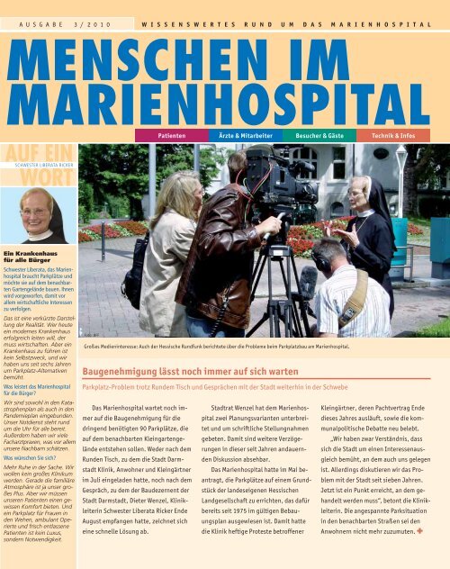 80 Jahre Marienhospital – 80 Jahre medizinischer Fortschritt