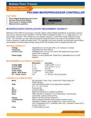 PAC2000 MICROPROCESSOR CONTROLLER