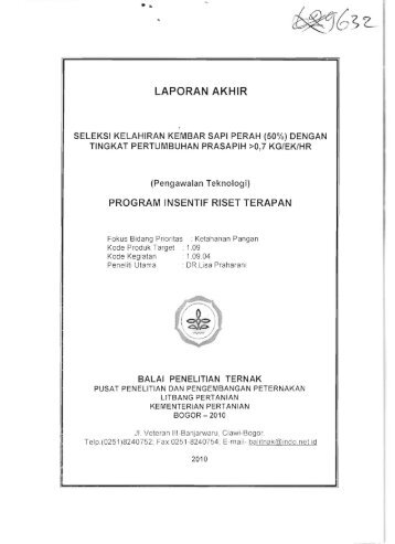 LAPORAN AKHIR - KM Ristek