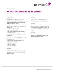 PDF (53.59 KB) - ACRYLITEÂ® acrylic polymers