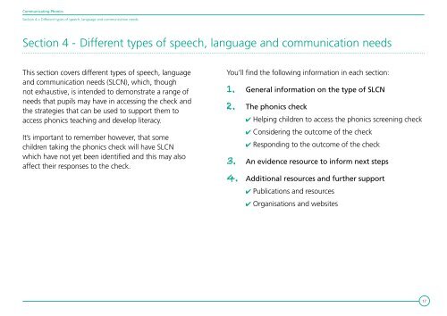 Communicating Phonics - The Communication Trust