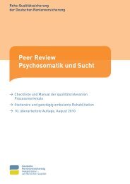 Peer Review Psychosomatik und Sucht